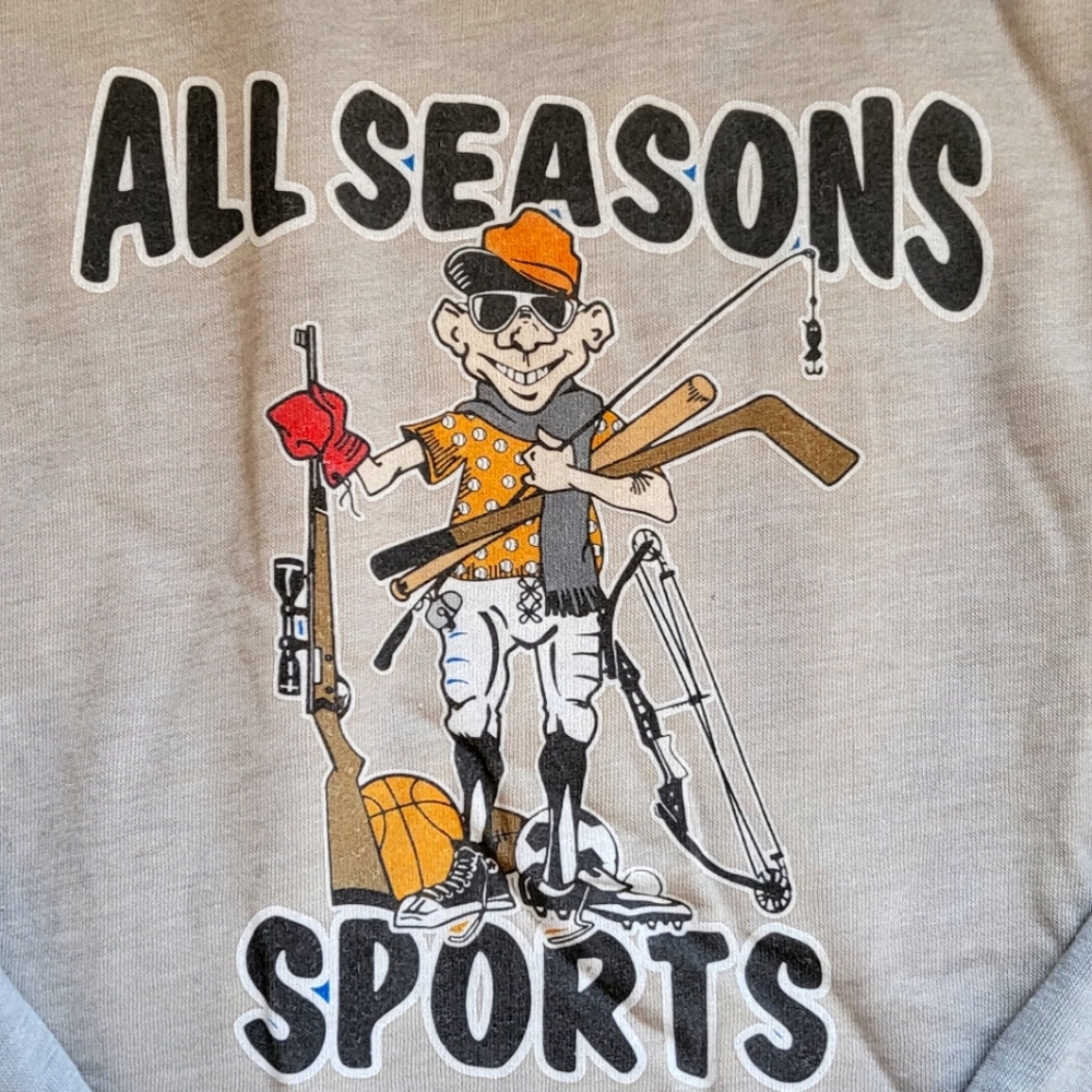 Sport-Tek XL Gray with Tan Hue Sweatshirt